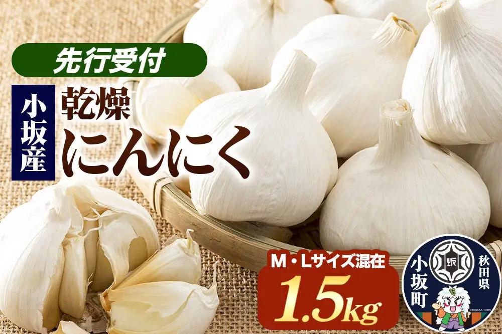 《先行受付》小坂産 乾燥にんにく 1.5kg