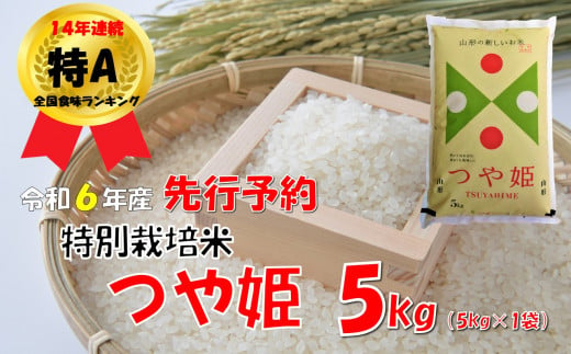 【令和６年新米  先行予約】山形県小国町産 つや姫5kg