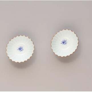 有田焼 芙蓉紋 菊型 小鉢 2個 セット【鷹巣瑞光堂】食器 器 うつわ 手描き 40000円 4万円 A40-418_イメージ2