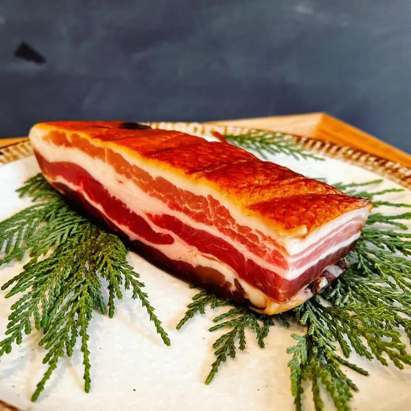 生ベーコン【保存料・着色料無添加】《国産銘柄豚 林SPFプレミアムポーク 豚バラ》50本 10kg 【kt088-005-10】