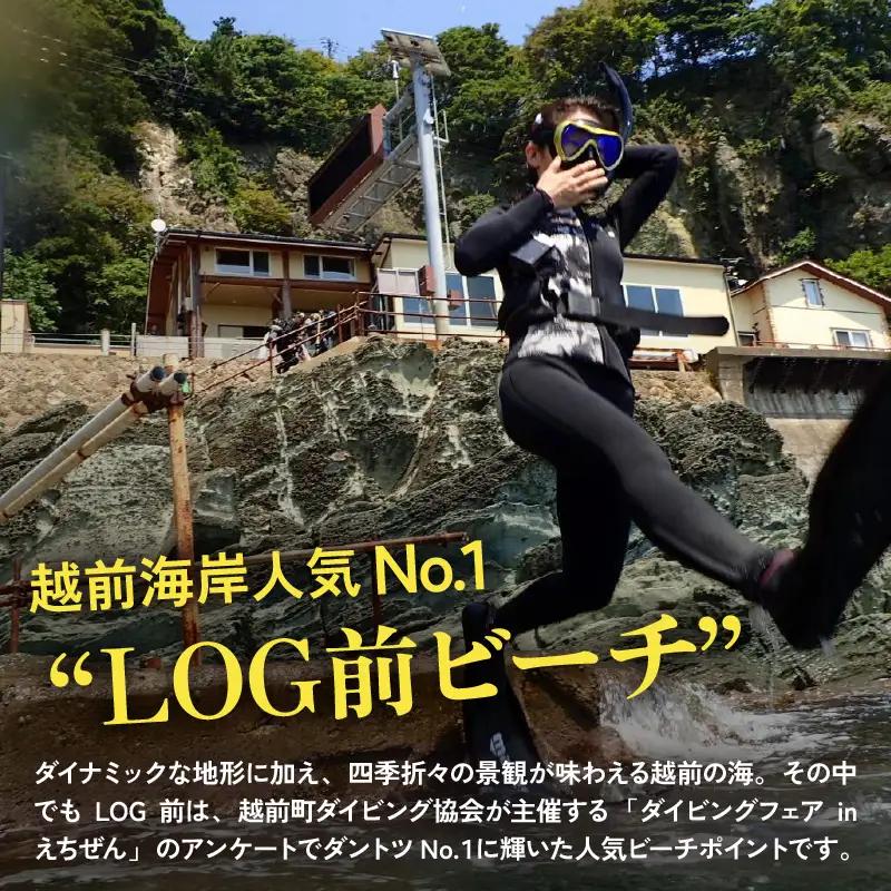 利用券 150,000円分 越前海岸国定公園 『海辺の小さな手作りリゾート ECHIZEN LOG（えちぜんログ）』絶景日本海！越前の海を楽しむ マリンアクティビティ 体験・宿泊・飲食 福井県 越前町