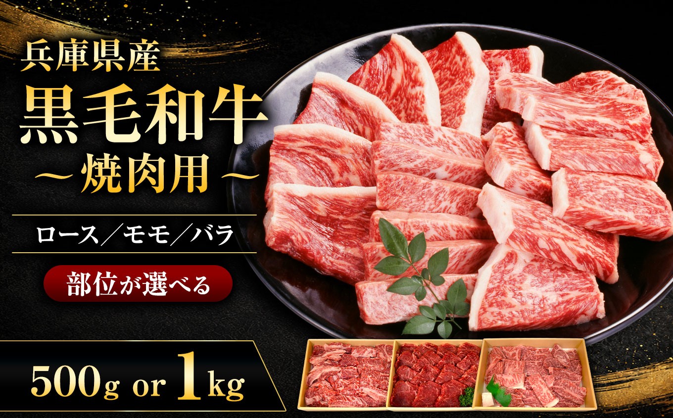 
                  【選べる量】【牧場直売店】兵庫県産黒毛和牛 焼肉用肉 500g / 1kg | ロース モモ バラ 500g 1kg とろける 上質 霜降り 赤身 サシ ヘルシー ジューシー 薄切り 肉じゃが 牛丼 和食 焼肉 焼肉用肉 牛肉 肉 黒毛和牛 国産 和牛 兵庫県産 牧場直売 直営牧場 こだわり 手作業 高級 旨み おいしい グルメ 兵庫県 上郡町
                