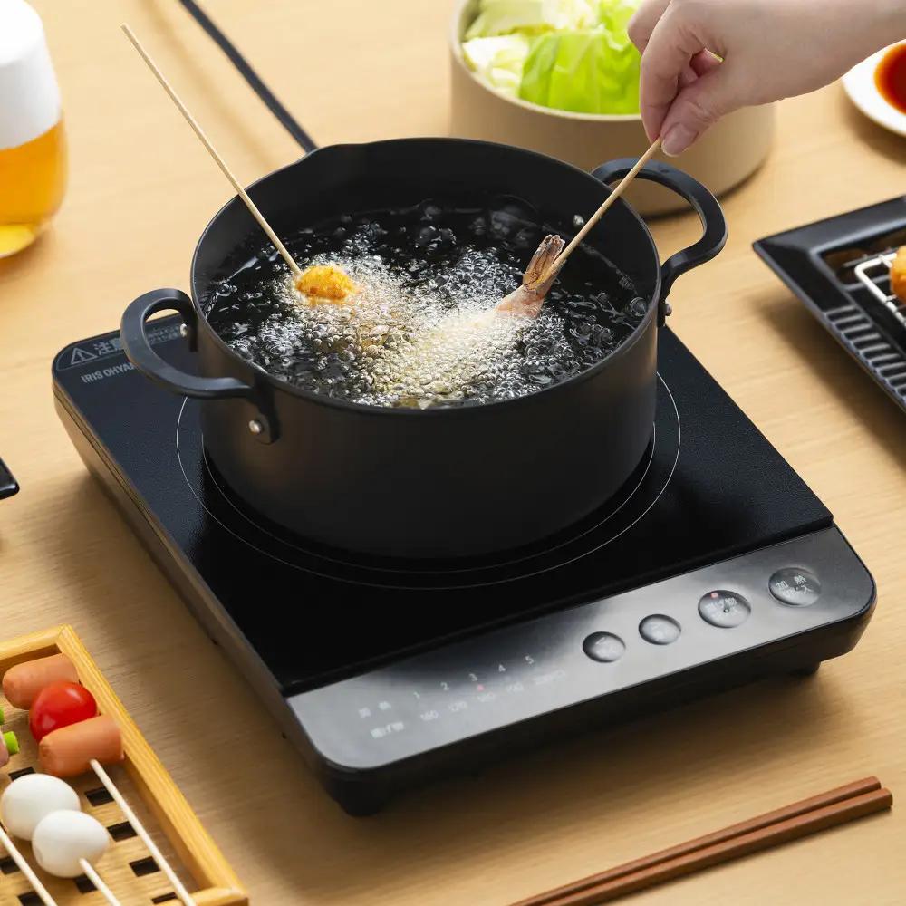 ※掲載保留※1口IHコンロ 1000W IHK-TA2-B ブラック