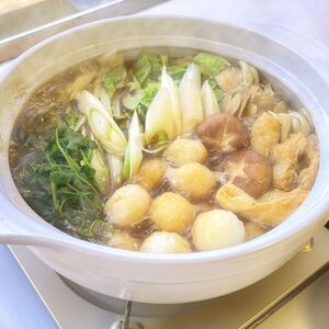 赤倉山荘の昔ながらのだまこ鍋2人前