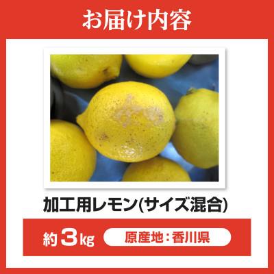 ふるさと納税 高松市 【先行受付2026年】加工用レモン(サイズ混合)　約3kg |  | 03