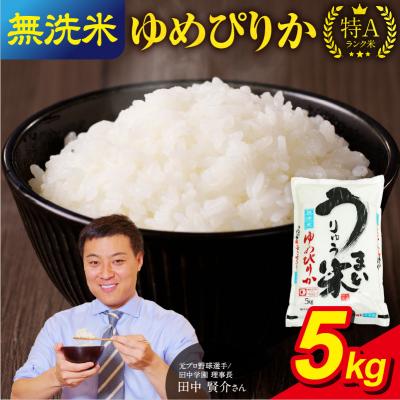 ふるさと納税 雨竜町 【10月発送】先行受付 うりゅう米 ゆめぴりか 無洗米 5kg(5kg×1袋)令和7年産 新米