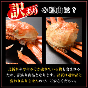 ＜先行予約受付中！10月上旬～順次発送予定＞＜訳あり・平日着※指定日不可＞蟹屋の釜茹で紅ずわい蟹箱詰めセット(600g前後×3杯) 魚介 海鮮 海の幸 カニ かに 蟹 紅ずわい ボイル 焼きガニ 鍋 