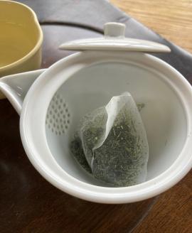 川根本町産川根銘茶　農家ならでは三角網でよく出る本格煎茶ティバック5本（たっぷり100個入）