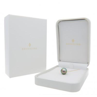 ふるさと納税 神戸市 【響】黒蝶真珠(タヒチパール)PT900 プラチナ ペンダントトップ |  | 03