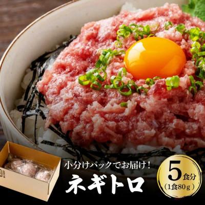 ふるさと納税 香美市 ネギトロ 約80g×5パック