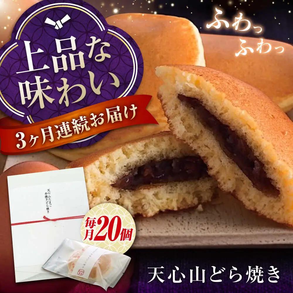 【全3回定期便】天心山 どら焼き （10個入り）×2[BABW008] どら焼き