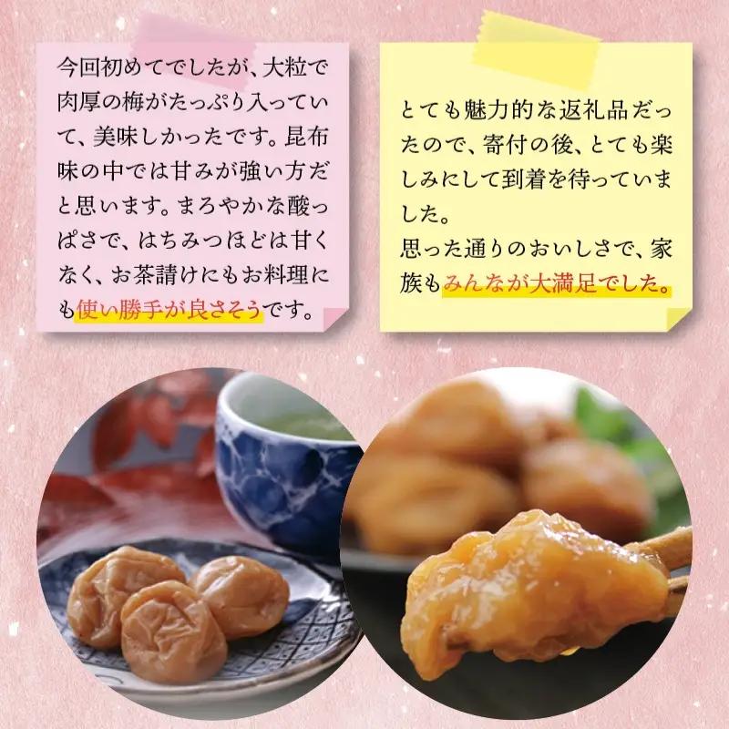 梅干し こんぶ風味梅干し 1kg【ご家庭用】【inm410C】