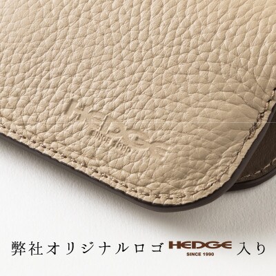 シュリンク模様のメガネケース(国産牛革サンドベージュ)【1363901】