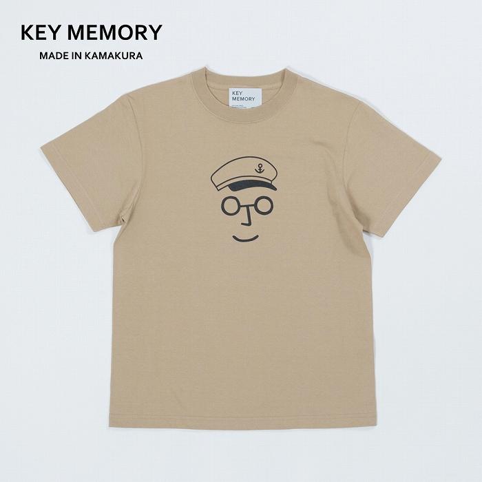 【ふるさと納税】《1》セーラー帽イラストTシャツ BEIGE 【KEYMEMORY鎌倉】 | ふるさと 納税 楽天ふるさと 神奈川 ファッション ブランド 鎌倉 服 洋服 レディース メンズ 女性 男性 ナチュラル シンプル 可愛い かわいい おしゃれ 有名 人気 おすすめ