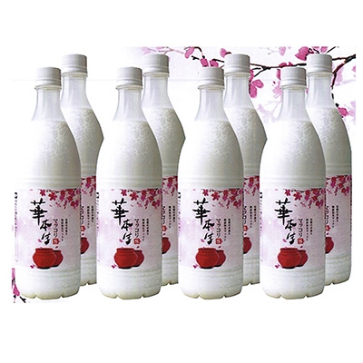 
千葉県山武郡芝山町産　華本生マッコリ　750ml　8本セット【1114899】
