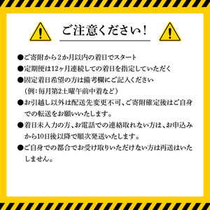 【お楽しみ定期便】延岡産活〆鮮魚の豪華お刺身（12ヶ月定期便）　N019-ZG0104