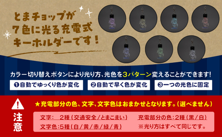 交通安全 キーホルダー T042-031 とまチョップ キャラクター ご当地 LEDライト 苫小牧観光協会 ふるさと納税 北海道 苫小牧市 おすすめ ランキング プレゼント ギフト