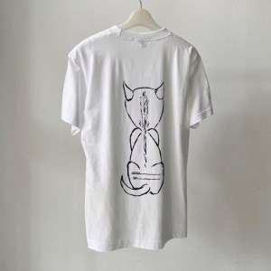 CAT T-SHIRT【Lサイズ／WHITE】