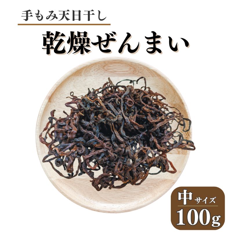 【ふるさと納税】ぜんまい 中100g 干しぜんまい 乾燥ぜんまい 山菜の王様「ぜんまい」新潟県 糸魚川市 能生谷産 柔らか美味しい 山菜 凝縮された旨味 おおかやば山菜園