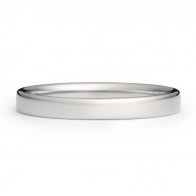 
                  純チタン平打リング(幅2.5mm)8号 | 新潟県 弥彦村
                