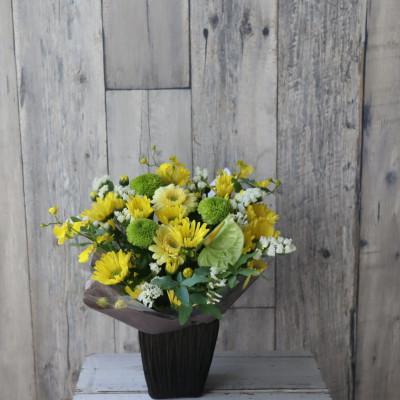 ふるさと納税 筑西市 【7月お盆用】仏花アレンジメント/Sサイズ【7月上旬〜中旬発送】 |  | 01