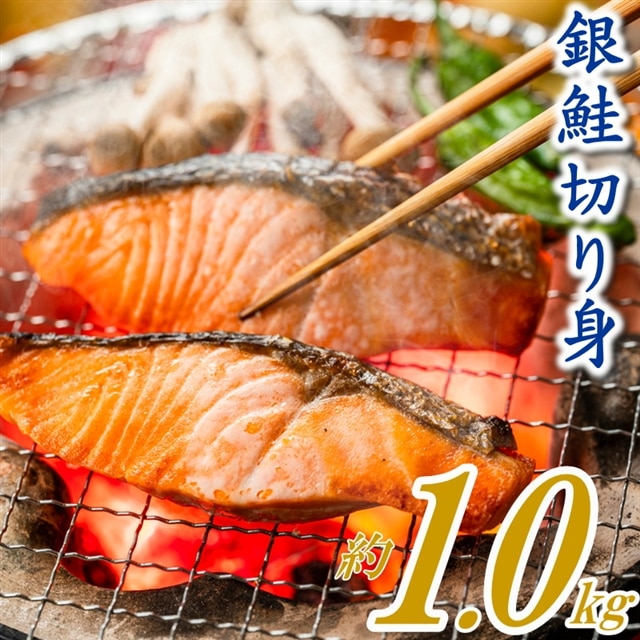 ZH149.バラ凍結で便利！銀鮭切身（約1.0kg）