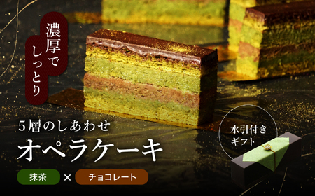 オペラ チョコレートケーキ 濃厚 抹茶 | 和風 スイーツ お菓子ギフト プレゼント 贈り物 冷凍 長野県 飯田市 信州