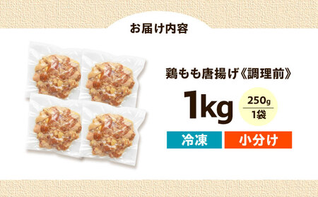 唐揚げ 揚げるだけ！もも唐 1kg [AOEU004] 唐揚げ