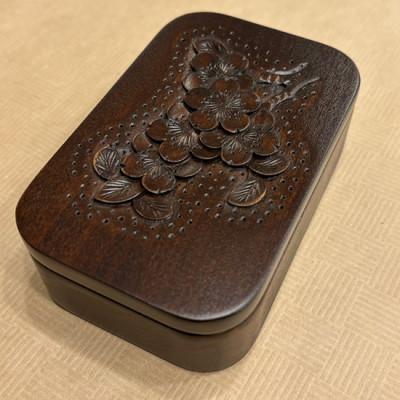 ふるさと納税 長野県 忘れ知らずの卓上ピルケース(軽井沢彫)