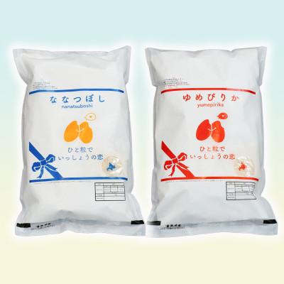 ふるさと納税 芦別市 【令和8年産先行受付】北海道芦別産農家直送のゆめぴりか5kg&ななつぼし5kg(計10kg) |  | 01