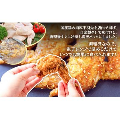 ふるさと納税 大垣市 【毎月定期便】海座自慢の名物『手羽先唐揚げ』25本(1kg以上)入り全6回 |  | 01