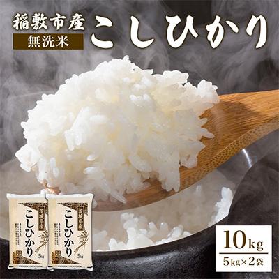 ふるさと納税 稲敷市 新米【令和7年産】稲敷市産「コシヒカリ」無洗米10kg(5kg×2p)