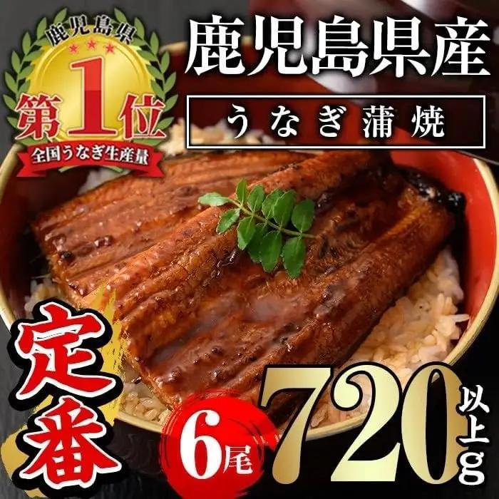 うなぎ 無投薬  国産 ( 計720g以上  約120g × 6尾 ) うなぎ 【西日本養鰻】B145-v03