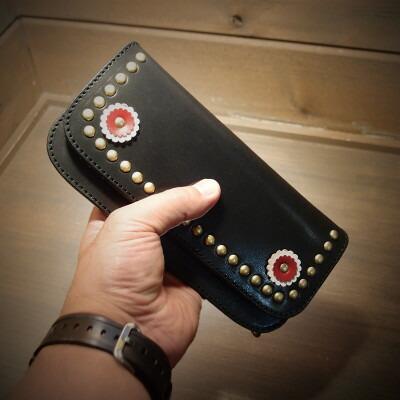 ラフテール【ロゼット ロングウォレット】BK CW-RT-BK-L