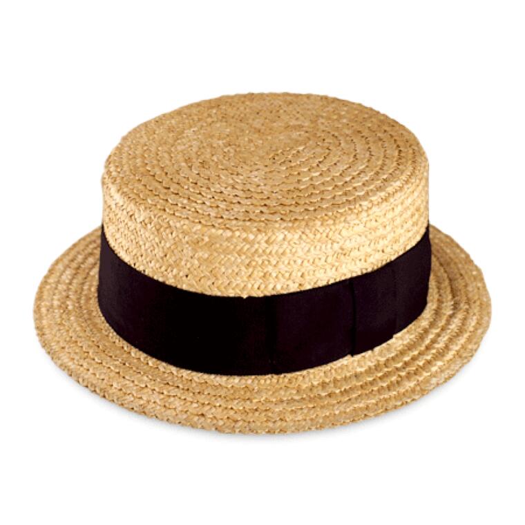 【ふるさと納税】春日部市伝統工芸品 田中帽子店 麦わら ハンス 鬼麦カンカン帽頭囲57.5cm(UK-H048-M)(AN019-1)