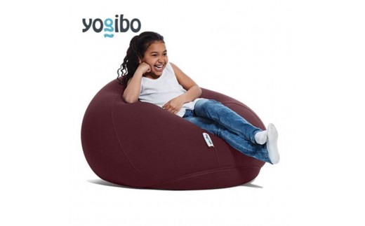 ビーズクッション ヨギボー ドロップ ディープパープル Yogibo Drop 丸型 水滴型 1人掛け 座椅子 コンパクト ローソファ 洗えるカバー インテリア ギフト プレゼント おしゃれ 贈り物 結婚祝い 誕生日 おすすめ