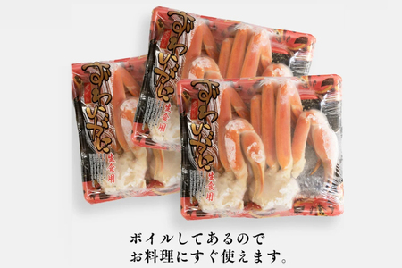 ボイル 本ずわいがに 1.5kg 6肩 (500g × 3) カジマ ずわい蟹 ズワイガニ ずわいがに かに カニ 蟹_AF016