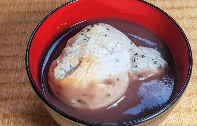 老舗和菓子屋さんの杵つき生丸餅（ゴマ）12個＆こしあん 200g×3セット 099H1710_イメージ3