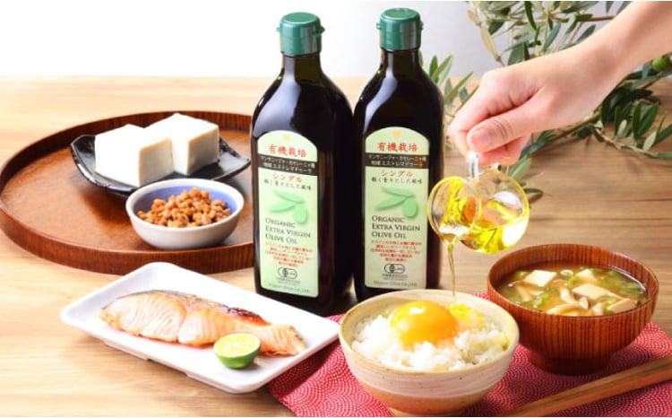 【7月上旬発送！】御中元 有機栽培 エキストラバージン オリーブオイル シングル 2本セット 調味料 オリーブ油 植物オイル フルーティ ギフト
