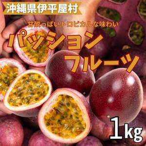 トロピカルな味わいのパッションフルーツ　1kg【配送不可地域：離島】【1618370】