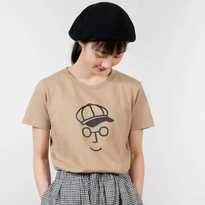 《2》【KEYMEMORY 鎌倉】キャスケットイラストTシャツ BEIGE