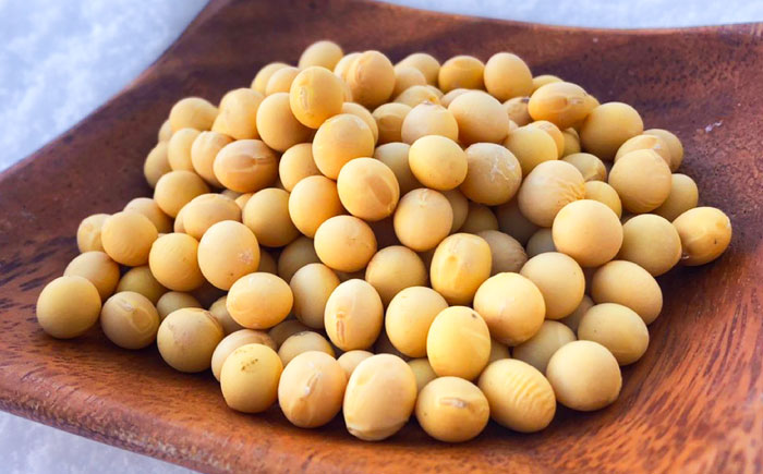 【自然栽培】令和7年産 寒締め収穫 大豆 1kg (ユキホマレ) | 乾燥大豆 だいず 豆 まめ 北海道 | あぐりこ園 [BOAA006]