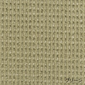 H160(グリーン・200×250cm)　4色2サイズから選べる　メリノウール仕様　ウール100%ラグ　【4：グリーン(200×250cm)】