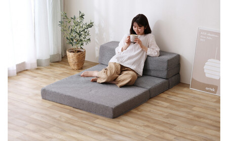 マットレス ４ＷＡＹＳソファマットレス SMTB4-S グレー