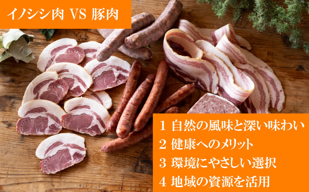 新感覚 ジビエ 平戸いのしし 猪肉 ベーコン 3セット 天然 イノシシ肉 加工品 ジビエ肉