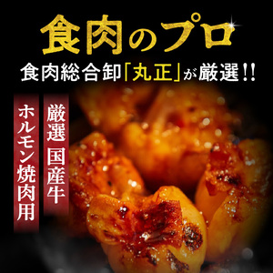 【食肉総合卸 丸正】厳選国産牛ホルモン焼肉用 [153M04]