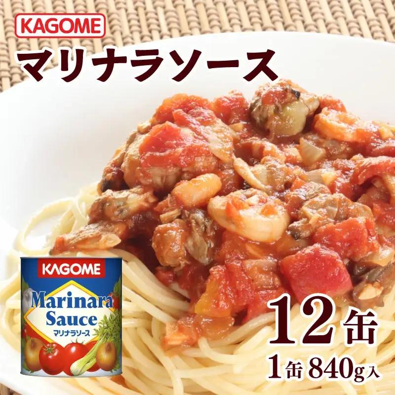 レトルト カゴメ マリナラソース 840g缶×12個 大容量 簡単 時短 レトルト レトルト レトルト レトルト maruyama004
