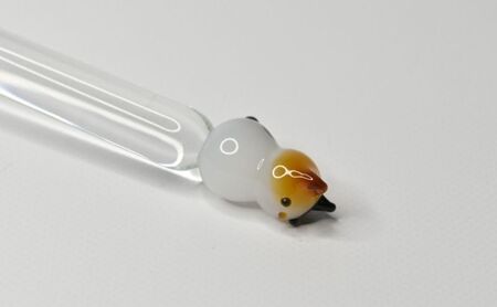 clarto　ガラスペンlavie（ネコ）　筆記用具 ガラスペン 硝子ペン 手作り ガラス 硝子 かわいい インク 手紙 日記 プレゼント ギフト 墨田区 東京都 ミケ