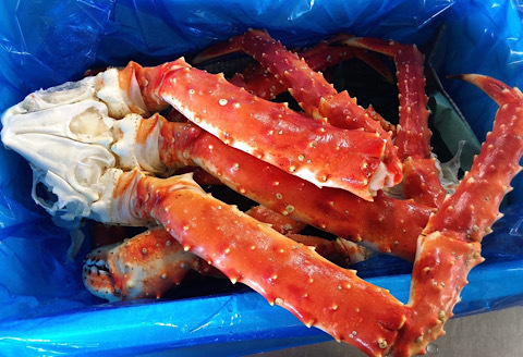 【北海道根室産】冷凍タラバガニ足1kg C-89009