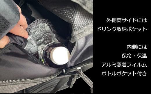 005-140　【ブラック】背面セキュリティーポケット＆保冷保温ポケット付き お悩み解決リュック 